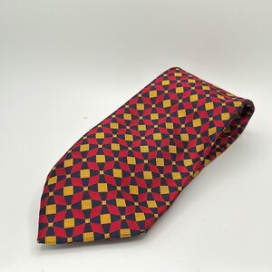 Renato Balestra 100% silk tie - Geometric Print